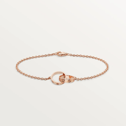 [Triumph Jewelry]LOVE BRACELET DOUBLE RING