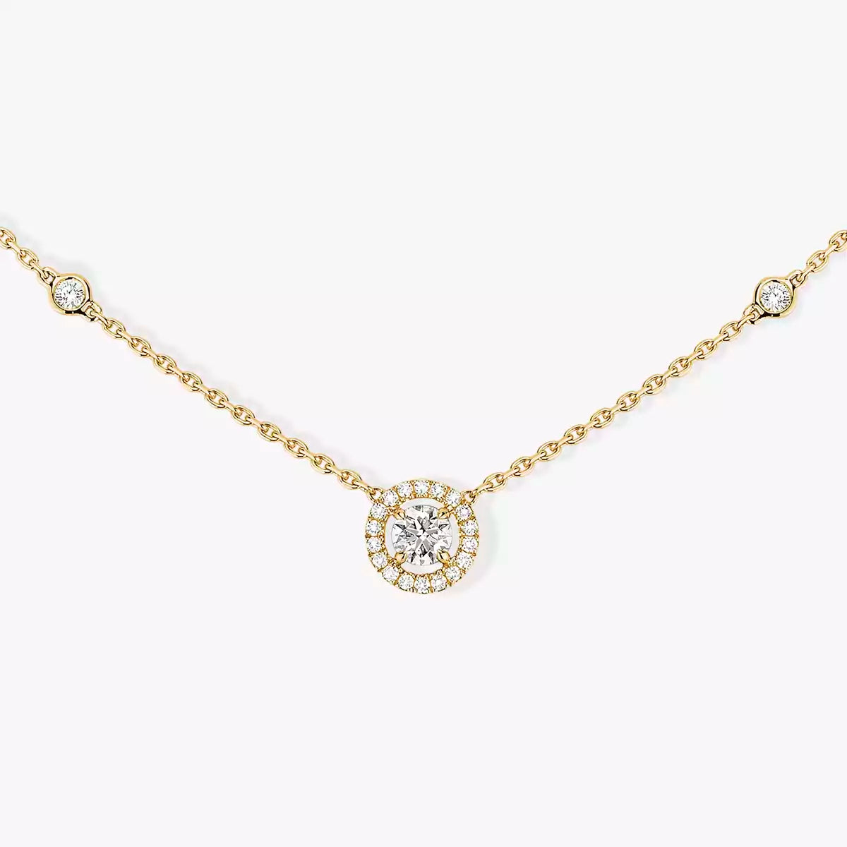 [Triumph Jewelry]Diamond Necklace 0,20ct Brilliant Shape Joy