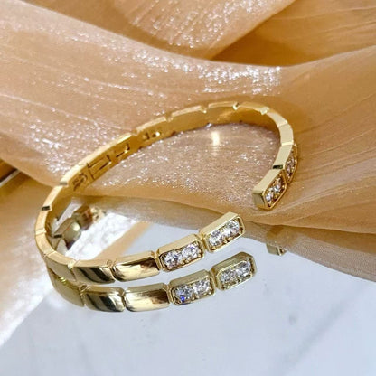 [Triumph Jewelry jewelrys]LOVE DIAMOND OPEN  BRACELET