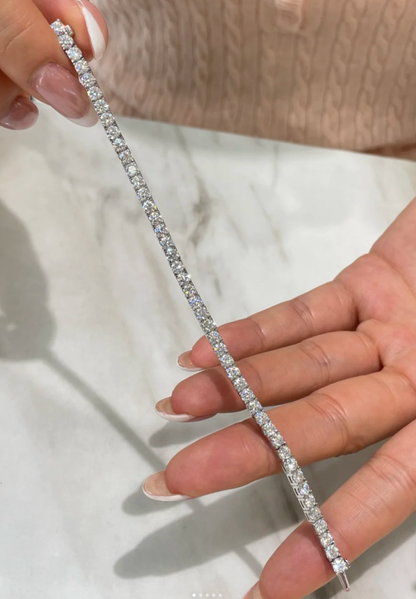 [Triumph Jewelry]  CLASSIC BASEBALL BRACELAT, 52 DIAMOND