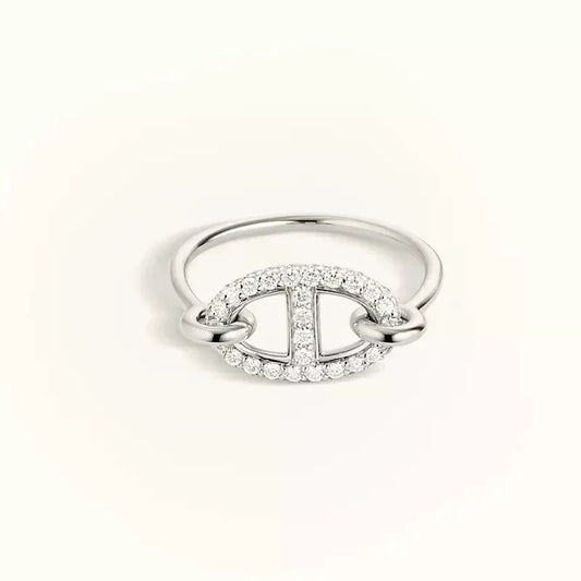 [Triumph Jewelry]RONDE SMALL SILVER DIAMOND RING