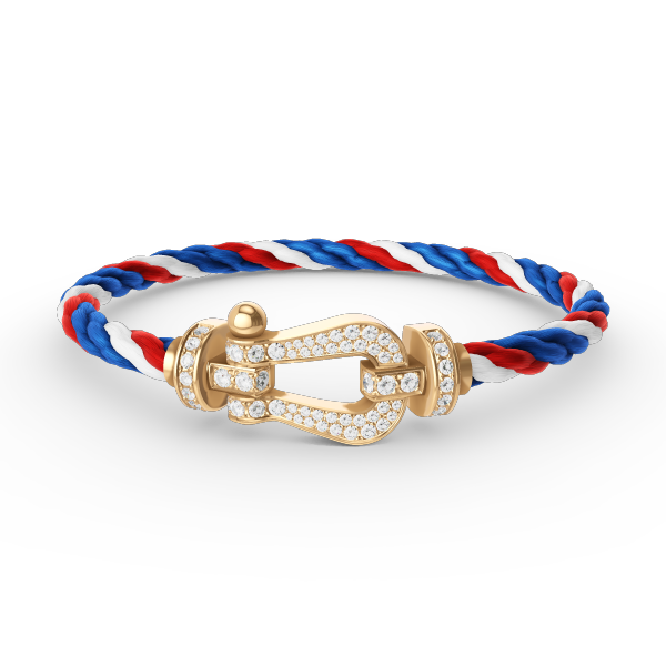 [Triumph Jewelry]FORCE LARGE HORSESHOE FULL DIAMOND BRACELET GOLD