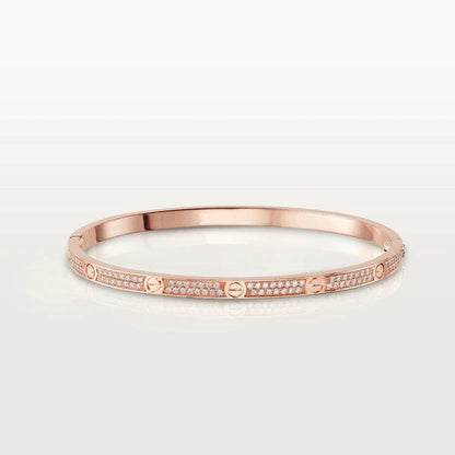 [Triumph Jewelry]LOVE BRACELET 3.65MM DIAMOND-PAVED