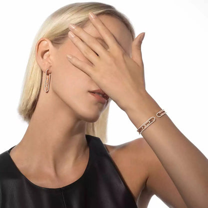 [Triumph Jewelry]Diamond Pendant Earrings Move 10Th