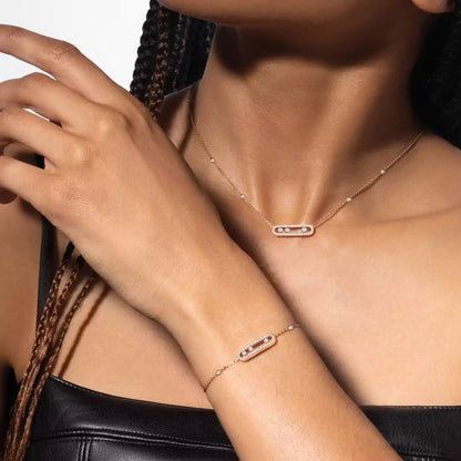 [Triumph Jewelry]Pavé Baby Move Diamond Bracelet