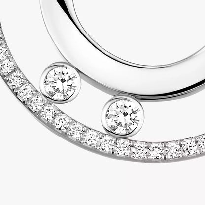 [Triumph Jewelry]Move Romane Small Diamond Hoop Earrings
