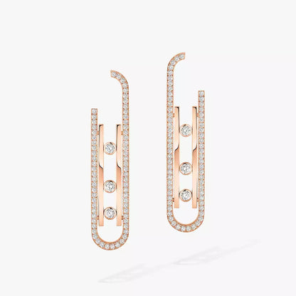 [Triumph Jewelry]Diamond Pendant Earrings Move 10Th