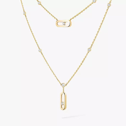 [Triumph Jewelry] Move Uno Diamond Necklace