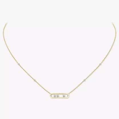 [Triumph Jewelry] Baby Move Gold Diamond Necklace