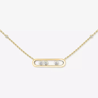 [Triumph Jewelry] Baby Move Gold Diamond Necklace