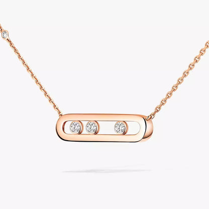 [Triumph Jewelry] Baby Move Gold Diamond Necklace