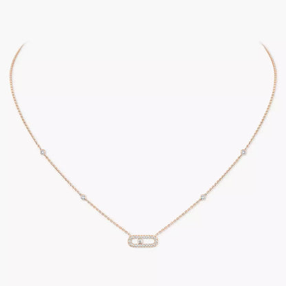[Triumph Jewelry]Diamond Necklace Move Uno
