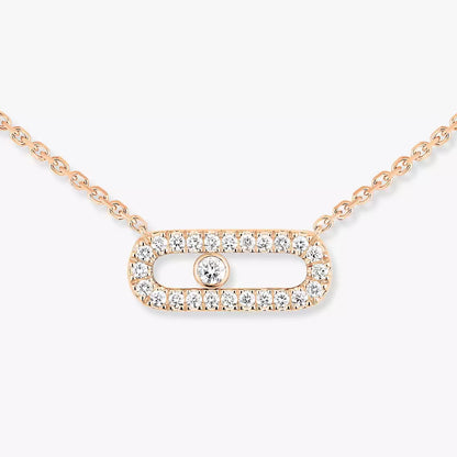 [Triumph Jewelry]Diamond Necklace Move Uno