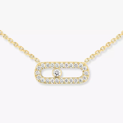 [Triumph Jewelry]Diamond Necklace Move Uno
