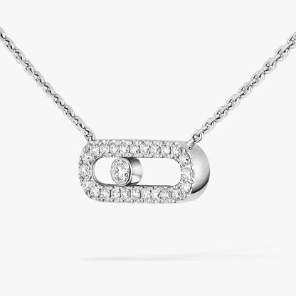 [Triumph Jewelry]Diamond Necklace Move Uno