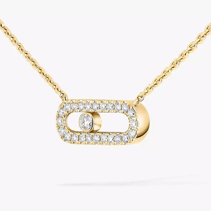 [Triumph Jewelry]Diamond Necklace Move Uno