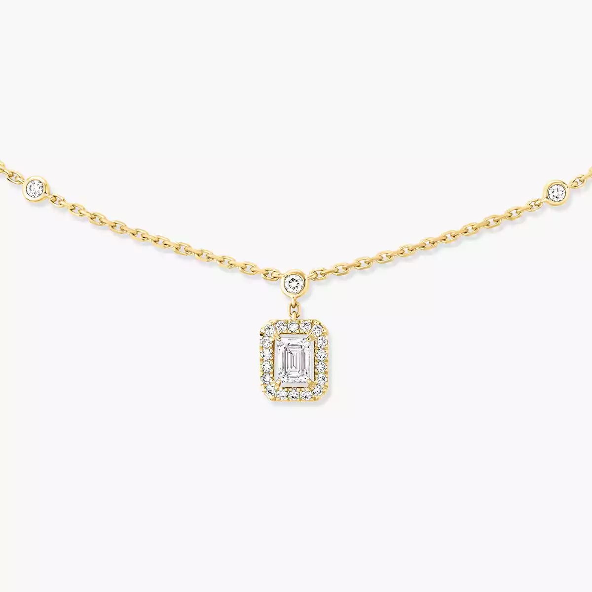 [Triumph Jewelry]My Twin Diamond Necklace in Silver