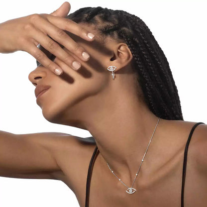 [Triumph Jewelry]Lucky Eye Diamond Earrings