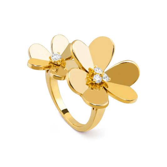 [Triumph Jewelry]CLOVER COMOS GOLD DIAMOND RING