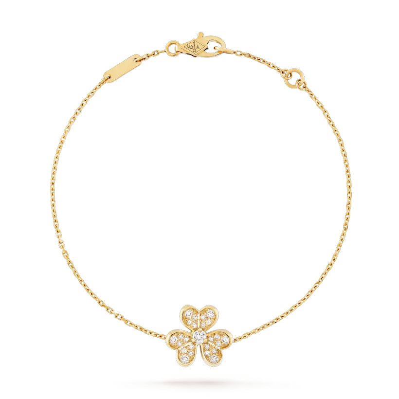 [Triumph Jewelry]FRIVOLE GOLD FLOWER DIAMOND BRACELET