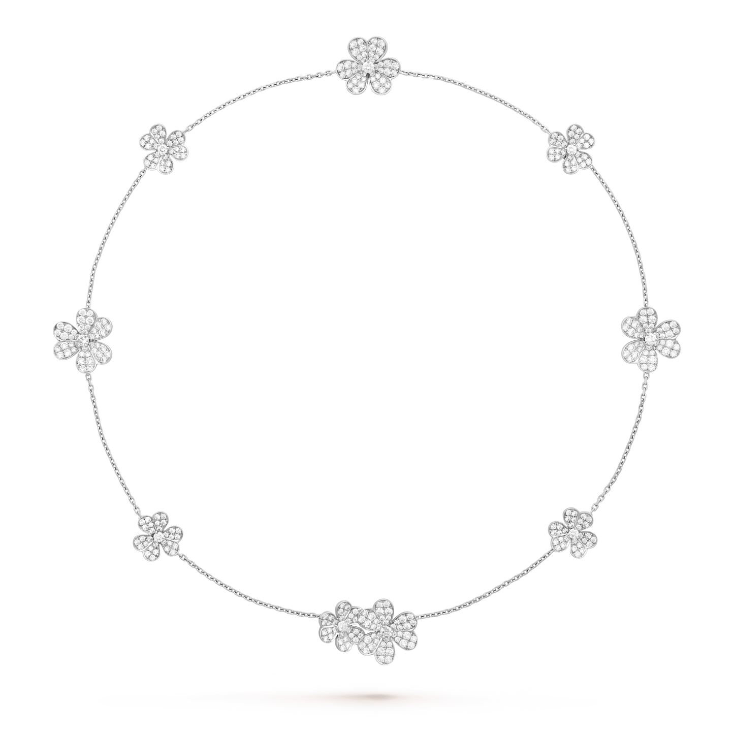 [Triumph Jewelry]FRIVOLE SILVER 9 FLOWERS NECKLACE
