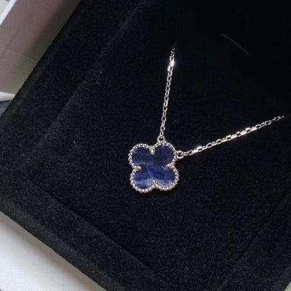 [Triumph Jewelry]CLOVER 15MM PIETERSITE NECKLACE SILVER