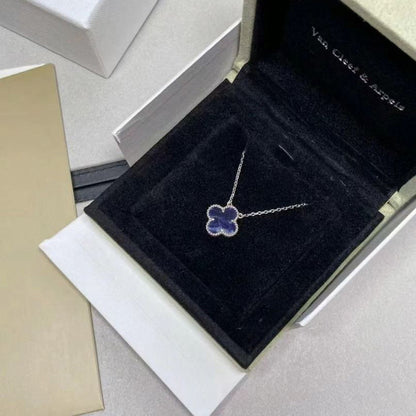 [Triumph Jewelry]CLOVER 15MM PIETERSITE NECKLACE SILVER