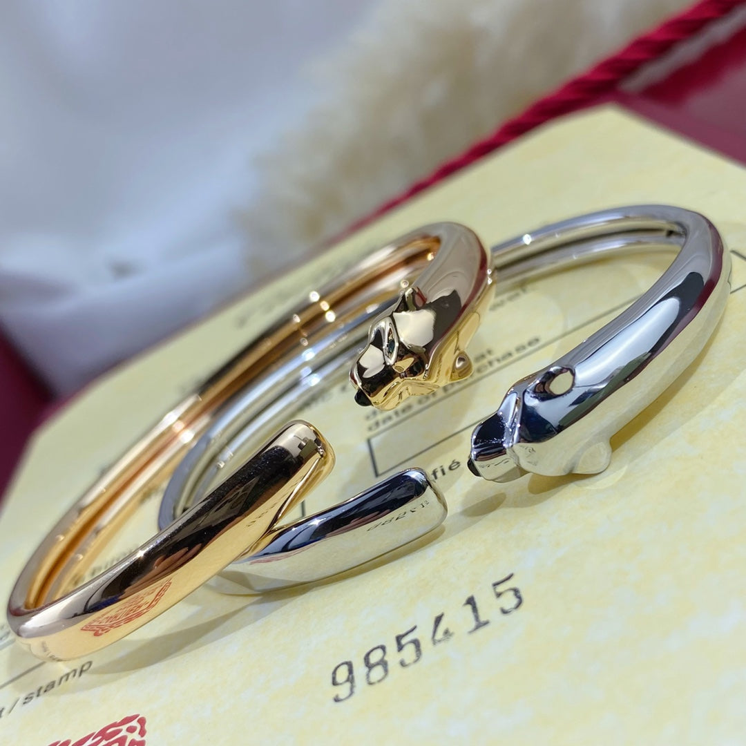 [Triumph Jewelry]PANTHERE SILVER OPEN BRACELET