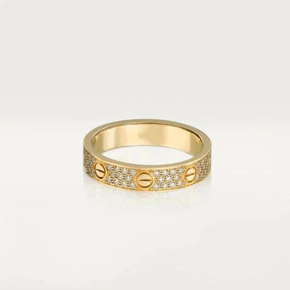 [Triumph Jewelry]LOVE RING 3.6MM DIAMOND PAVED